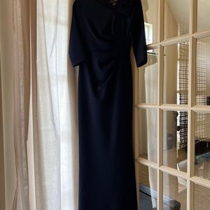 Jessica Howard Dark Blue Long Sleeve Dress